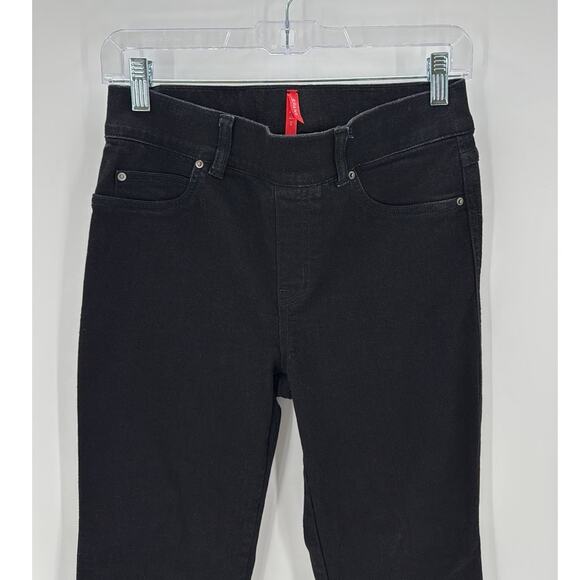 Spanx EveryWear Flare Jeans Womens High Rise Pull On Clean Black size S classy - Picture 4 of 7